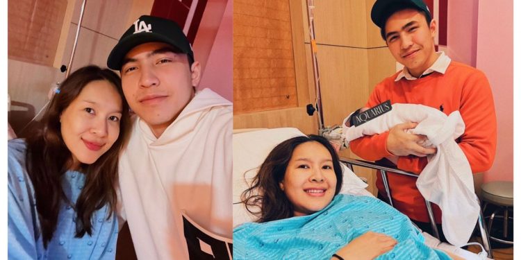 Harris Alif Dan Intan Ladyana Sambut Puteri Sulung, Imbau Momen Dijangkiti Covid-19