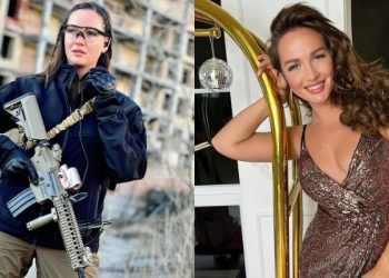Ratu Cantik Ukraine Sanggup Pikul Senjata Api Sertai Pasukan Tentera Demi Perangi Rusia