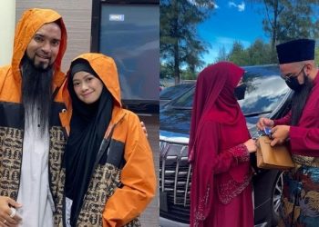 “Tak Pernah Tak Sweet” – Berbaju Sedondon, Heliza Dan Mahadi Berpisah Tiada