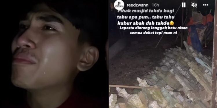 “Tiba-tiba Kubur Arwah Abah Hilang” – Reedzwann Menangis Hanya Temui Batu Nisan