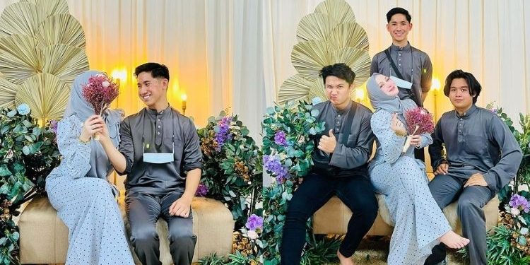 “Tak Sangka Kecoh”- Bergambar Atas Pelamin, Jue Aziz Dikatakan Bertunang