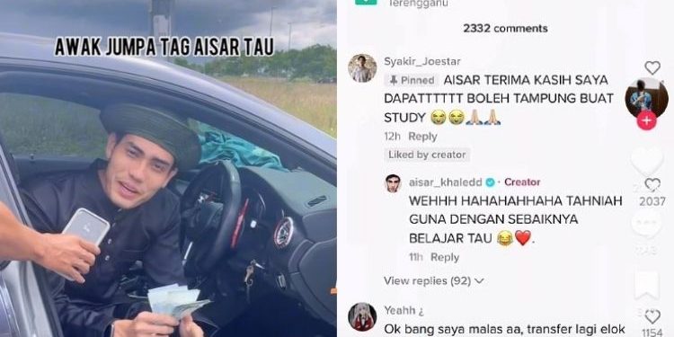 [VIDEO] “Buat Kerja Tak Clean!” – Cabaran Duit Raya RM1K, Aisar Khaled Dan Sepupu Penipu!