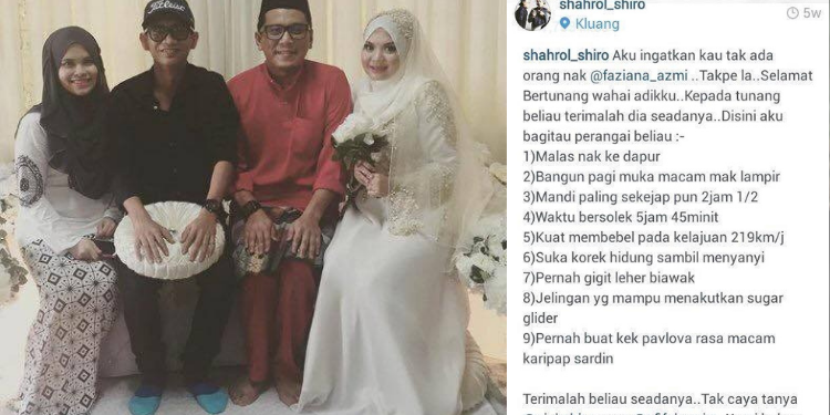 “Ingatkan Tak Ada Laki Nak Kan Kau!” – Adik Shahrol Shiro Selamat Jadi Tunangan Orang