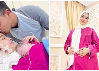 “Ayah Awak Superhero!” – Elfira Menangis Tengok Suami Sambut Anaknya Keluar