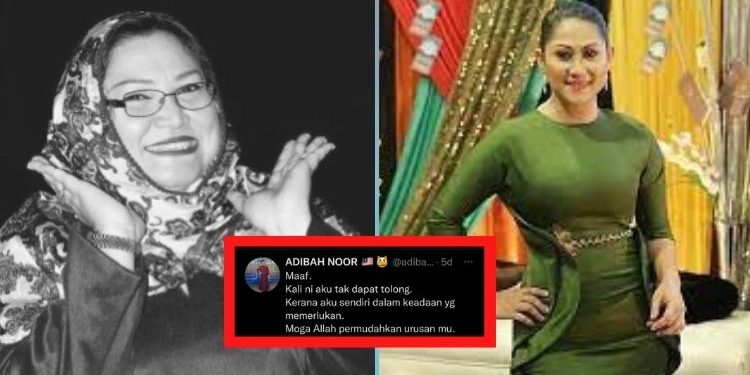 “Maaf Kali Ini Aku Tak Dapat Tolong” – Ciapan Terakhir Adibah Noor Di Twitter