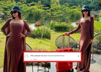 “Pakai Bra Tak Tu?” – Azira Shafinaz Seakan-akan Berbogel, Pakai Baju Mencolok Mata