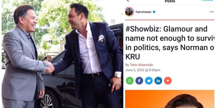 “Saya Tak Sindir Sesiapa” – Norman Abdul Halim Harap Hans Isaac Bersikap Profesional