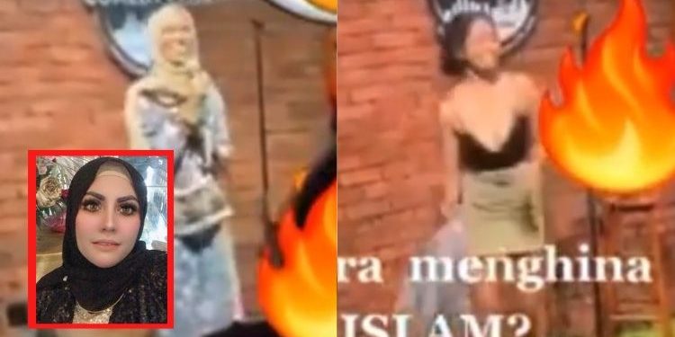 [VIDEO] Pelawak Wanita Bangga Akui Hafal Quran Sambil Melucutkan Pakaian Hingga Separuh Bogel