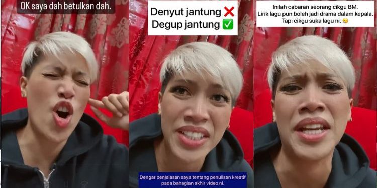 [VIDEO] “Denyut Tu Nadi, Jantung Patutnya Degup” – Cikgu BM Tegur Kesalahan Lirik Casablanca