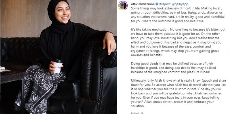 “Hanya Allah Yang Tahu” – Perkongsian Tersirat Mizz Nina Undang Tanda Tanya Umum
