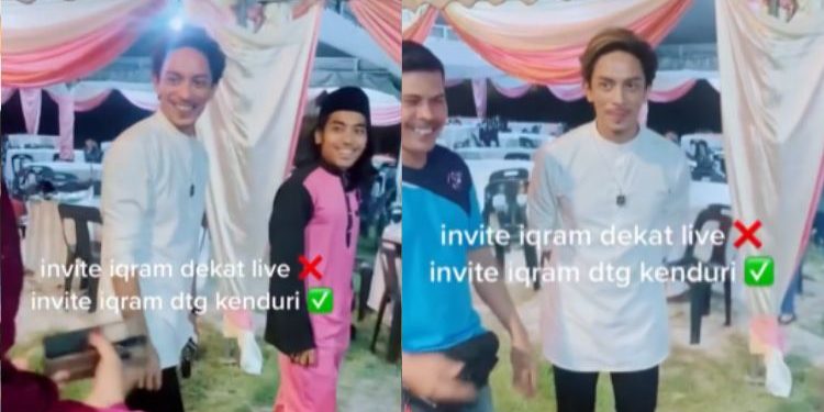 “Handsome Aih!” – Wajah Awet Muda Iqram Dinzly Di Kenduri Kahwin Jadi Bualan