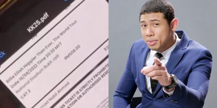Nabil Terduduk Terlepas Konsert Billie Eilish, Netizen Syukur Allah Lindungi Daripada Perkara Lagha