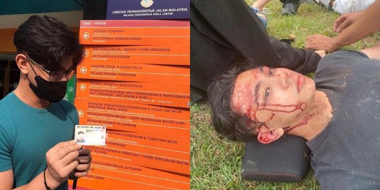 Baru Dapat Lesen Memandu, Danish Iskandar Syukur Terselamat Nahas Kereta Terbalik