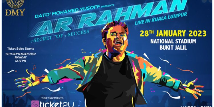 Hiburkan Peminat Malaysia Tahun Depan, Tiket Konsert AR Rahman Hampir ‘Sold Out’