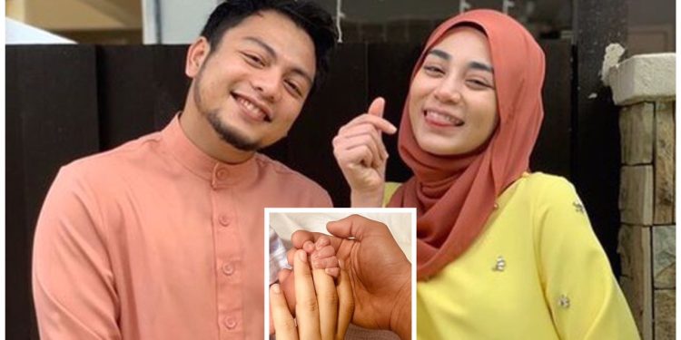 “Pembedahan Berlangsung Dengan Selamat” – Raja Syahiran, Uyaina Timang Anak Pertama