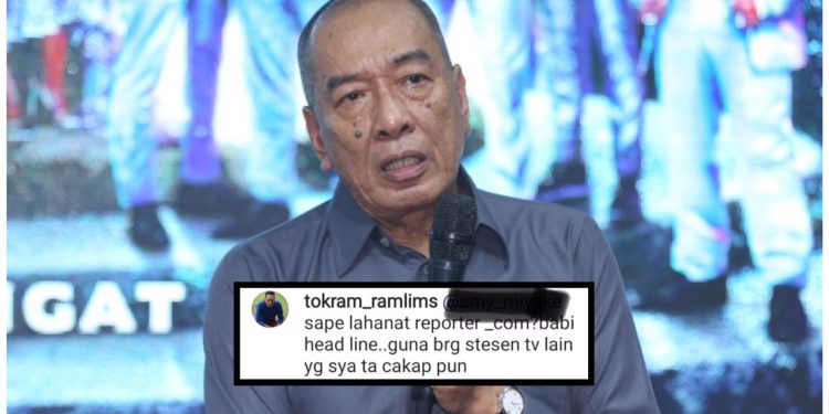 “Siapa Lahanat Reporter Tu? B*bi Headline!” – Tok Ram Mengamuk Portal Media Salah Lapor