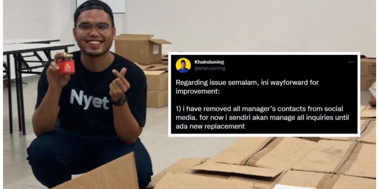 Khairul Aming Cari Calon Gantikan Pengurus Biadab – “Buat Masa Ini, Saya Urus Sendiri”