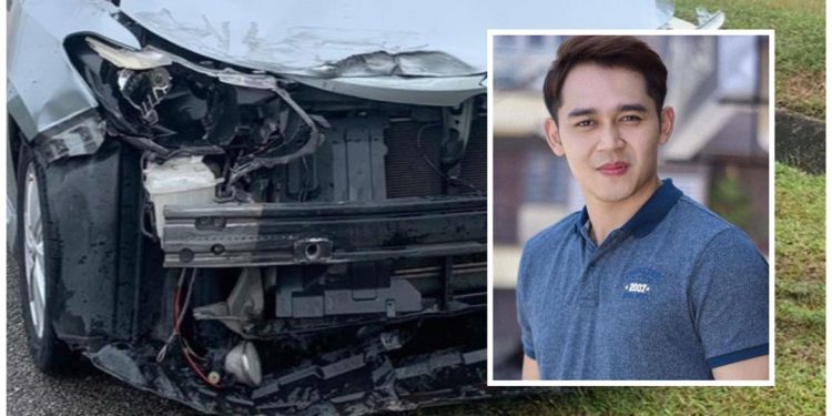 Kereta Berpusing Beberapa Kali, Syarafi Alami Detik Cemas Terbabit Nahas Jalan Raya