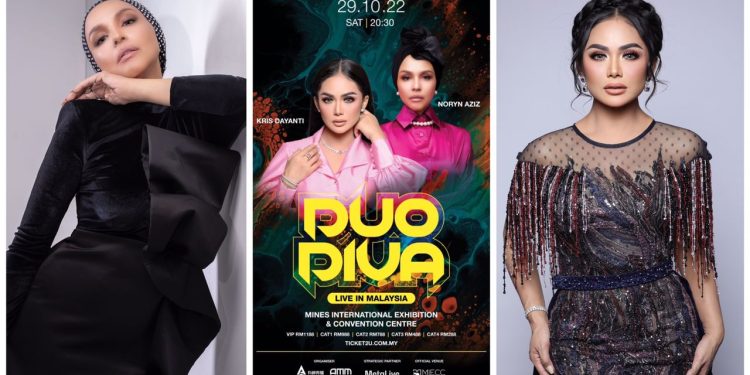Julung Kali Krisdayanti Dan Noryn Aziz Berkongsi Pentas, Jayakan Duo Diva Live In Malaysia