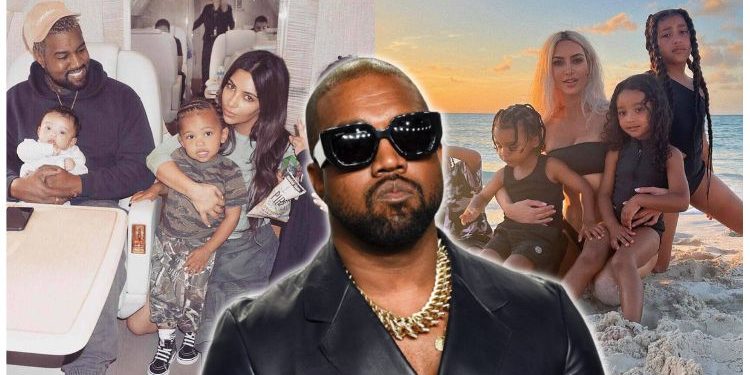 Kanye West Setuju Bayar Hampir RM1 Juta Sebulan Demi Nafkah Empat Anak Bersama Kim