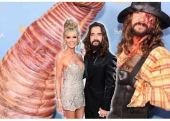 Ramai Rakan Artis Terperdaya Heidi Klum Jadi Cacing Gergasi Sempena Halloween