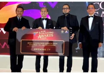 “Awesome TV Memang Awesome!” – Berjaya Raih Anugerah Best In Consumer Satisfaction