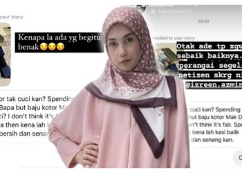 Dituduh Malas Cuci Baju Anak Tiri, Izreen Tibai Netizen – “Benak Gini Memang Patut Bantai!”