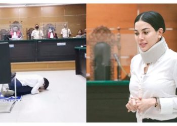 Nikita Mirzani Bersujud Selepas Bebas Daripada Dakwaan Memfitnah Dito Mahendra