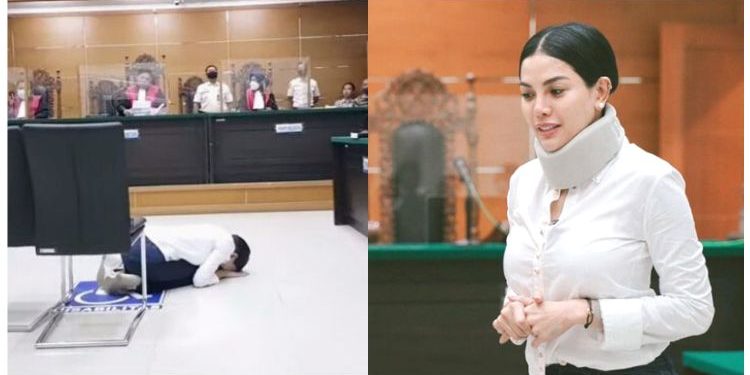 Nikita Mirzani Bersujud Selepas Bebas Daripada Dakwaan Memfitnah Dito Mahendra