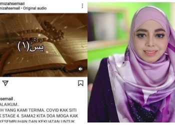 Penulis Novel 7 Hari Mencintaiku Semakin Kritikal, Jangkitan Covid-19 Merebak Ke Tahap Empat