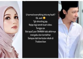Sah Dimadukan, Puteri Sarah Ucap Tahniah – “Dah Berbulan Nikah, Mengaku Pun!”
