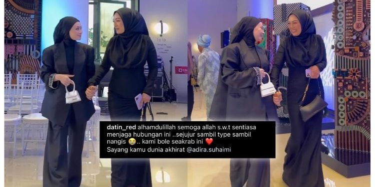 [V] Muat Naik Video Pimpin Tangan, Ramai Puji Adira Dan Datin Red – “Kami Boleh Seakrab Ini…”