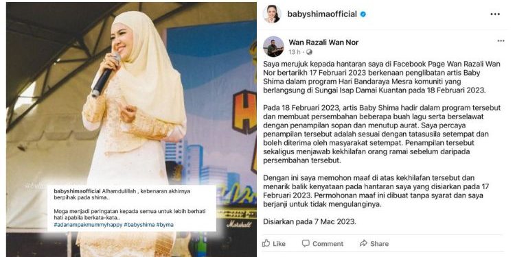 Kenyataan Undang Persepsi Negatif, Ahli Parlimen Kuantan Mengaku Khilaf Kecam Baby Shima