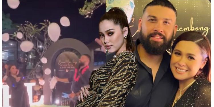 [V] Buat Parti ‘Gender Reveal’, Emma Maembong Bakal Timang Bayi Lelaki Lagi!