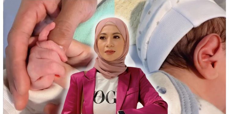 [V] Syura Teruja Timang Bayi Lelaki Selepas 12 Tahun, Pilih Nama Muhammad Umar Eussof