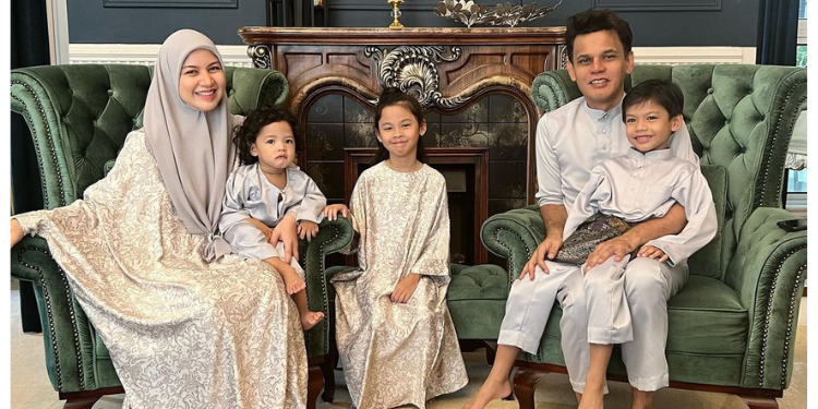 Yusry Dapat Cuti Panjang, Lisa Surihani Ambil Kesempatan Bawa Anak-anak Beraya Di Manchester