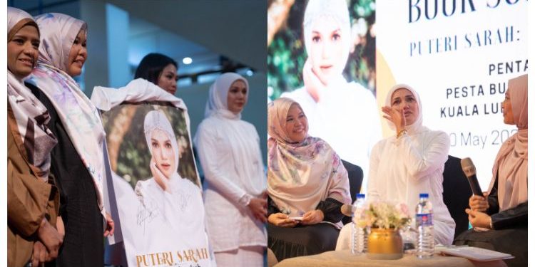 [V] Ramai Sebak Bila Puteri Sarah Mengalirkan Air Mata, Peluk Mentua Di Majlis Pelancaran Bukunya