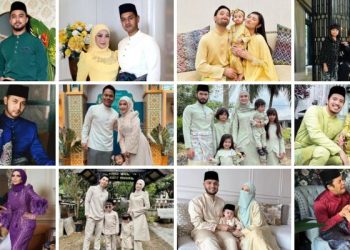 OOTD Raya Pasangan Selebriti Paling BOOM!