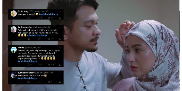 Lepas Kena Scam Minggu Lepas, Ramai Tak Sabar Nak Tengok Ending Andai Itu Takdirnya Esok!