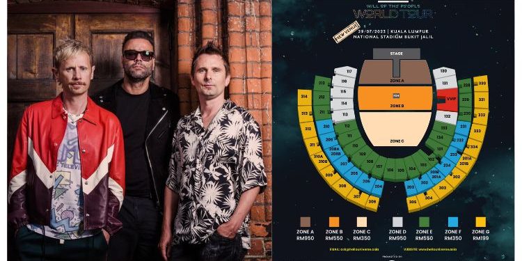 Konsert Muse Bertukar Lokasi, Bakal Berlangsung Di Stadium Nasional Bukit Jalil