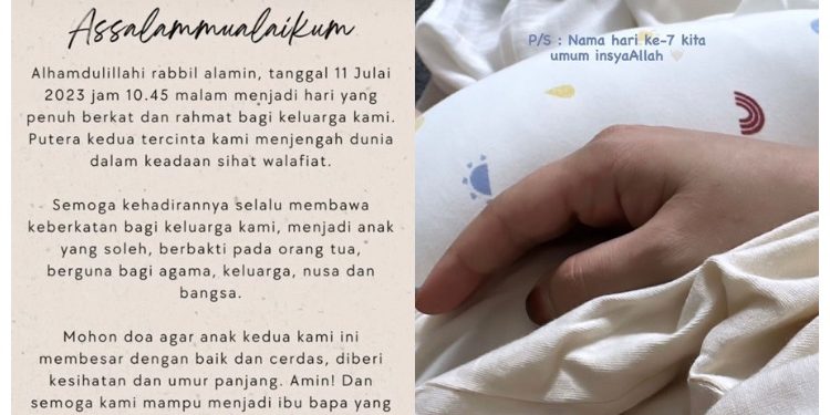 Neelofa Selamat Lahirkan Anak Kedua, Bilal Officially Abang Long!