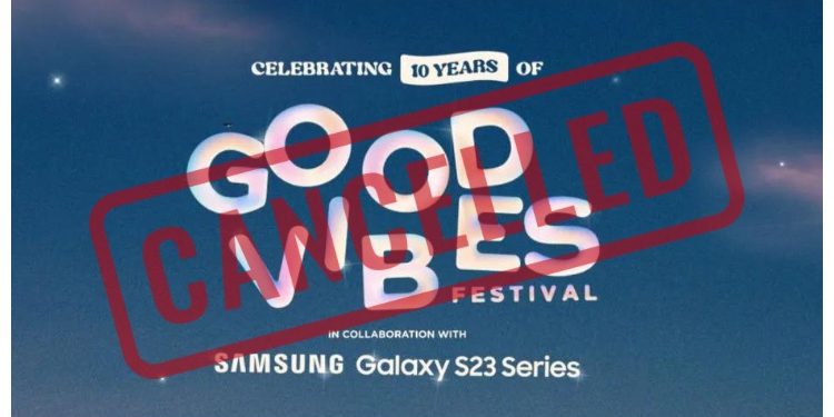 Menteri Arah Good Vibes Festival 2023 Dibatalkan Serta-merta