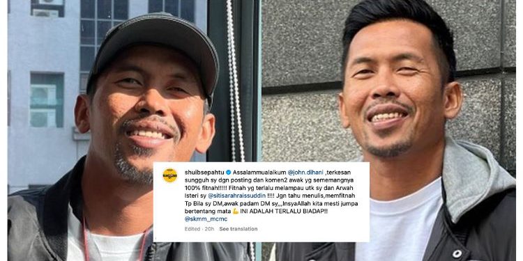 Shuib Ambil Tindakan Undang-Undang Terhadap ‘John Dihani’ – “Tuduhan Dia Seolah-Olah Saya Bunuh Isteri Sendiri…”