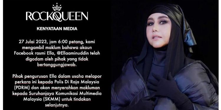 Facebook Ella Digodam, Banyak Hantaran Pelik – “Sedih Saya Tau…”