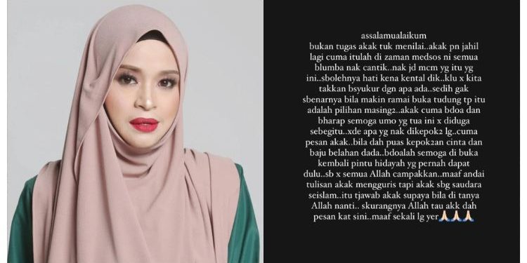 Noorkhiriah Sedih Makin Ramai Buka Tudung – “Akak Berdoa Semoga Umur Yang Tua Ini Tak Diduga Sebegitu”