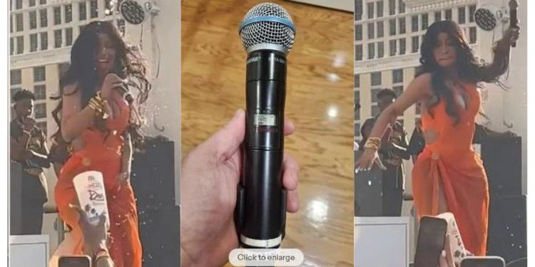 Pemilik Syarikat Audio Lelong Mikrofon Dibaling Cardi B – “Ia Masih Berfungsi Dengan Baik…”