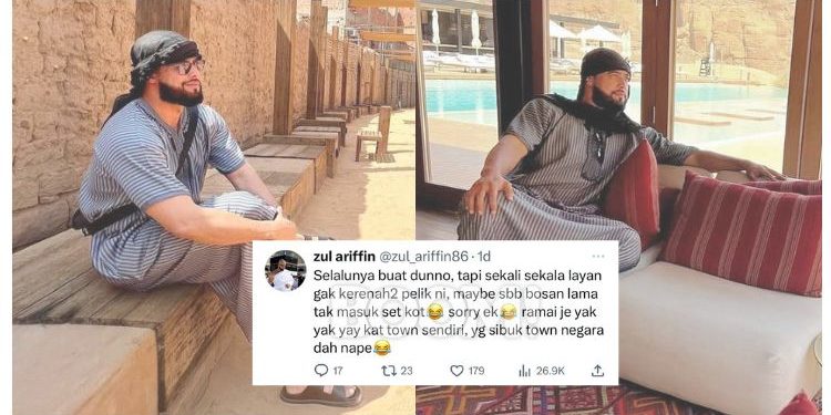 Lawatan Ke Al Ula Disensasikan, Ini Reaksi Zul Ariffin