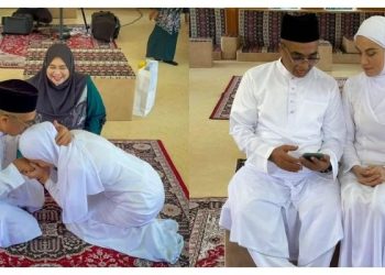 [V] “Tak Tahu Nak Kata Apa, Aku Bersyukur…” – Ini Perasaan Angeline Tan Selepas Bergelar Isteri Sabri Yunus