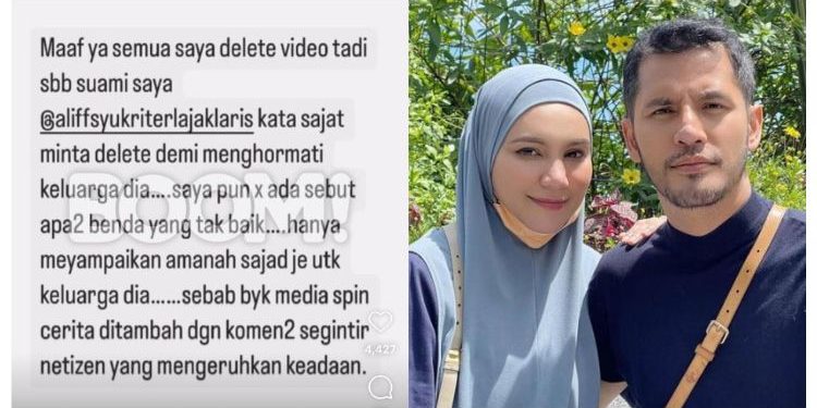 “Minta Maaf, Saya Delete Video…Suami Saya Kata Sajat Minta Padam Demi Menghormati Keluarga Dia…” – Datin Seri Shahida