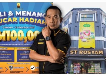 Rosyam Nor Rai Pelanggan, Sedia Baucar Tunai RM100,000 ST Rosyam Mart